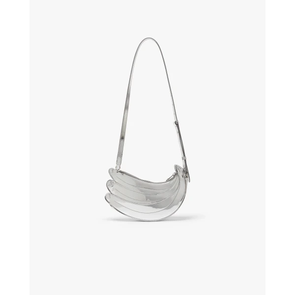 Casablanca Silver Banana Bag | Shoulder & Crossbody Bags | Luxury Shoes 