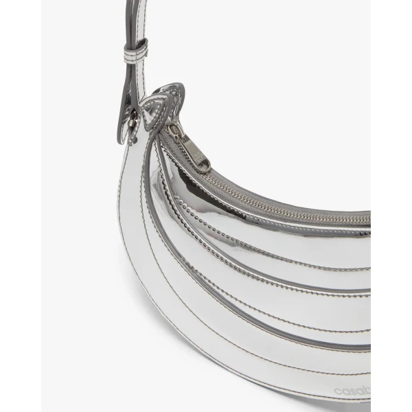 Casablanca Silver Banana Bag | Shoulder & Crossbody Bags | Luxury Shoes 