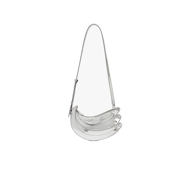 Casablanca Silver Banana Bag | Shoulder & Crossbody Bags | Luxury Shoes 