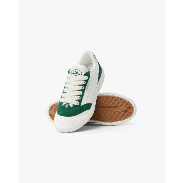 Casablanca White & Green Del Mar Sneaker | Sneakers | Luxury Shoes 