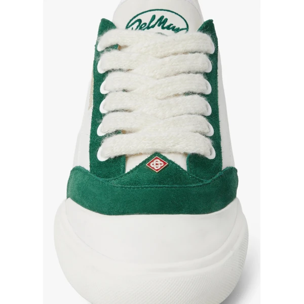 Casablanca White & Green Del Mar Sneaker | Sneakers | Luxury Shoes 