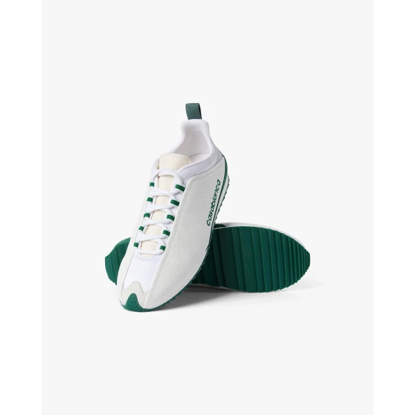 Casablanca White & Green Khopesh Sneaker | Sneakers | Luxury Shoes 