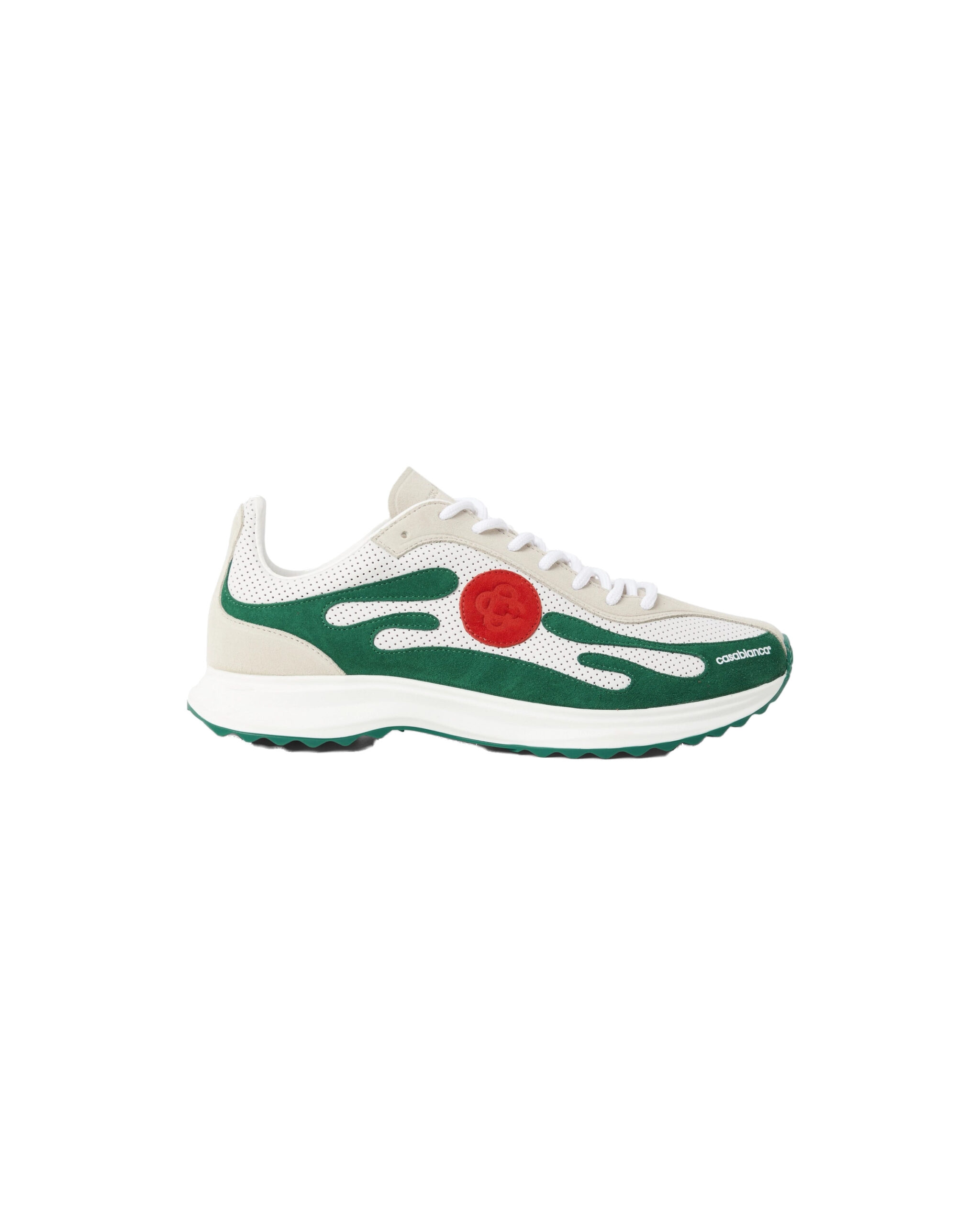 Casablanca White & Green Stade Sneaker Casablanca White & Green Stade Sneaker | Sneakers | Luxury Shoes