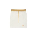 Casablanca White Lace Tuck Stitch Mini Skirt | Mini Skirt | Luxury Shoes 