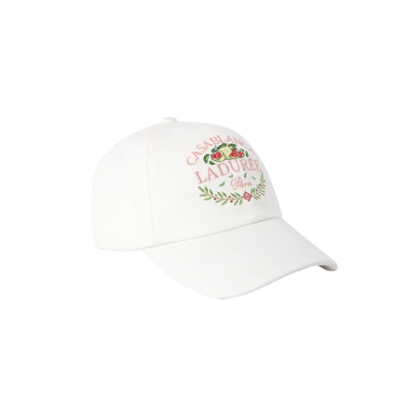 White Ladurée x Casablanca Cap