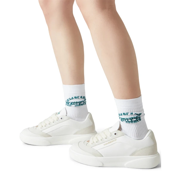 Casablanca White Leather Del Mar Sneaker | Sneakers | Luxury Shoes 