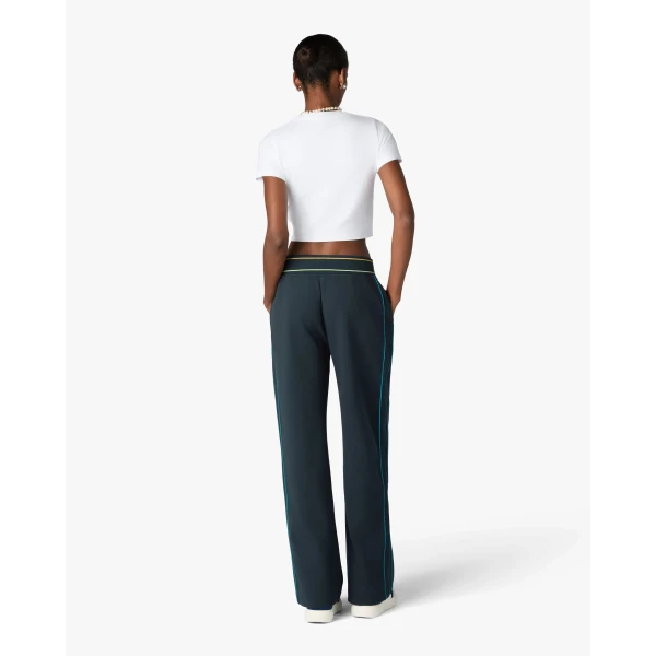 Casablanca White Meduse Stacked Logo Cropped Baby T-Shirt | T-Shirt | Luxury Shoes 