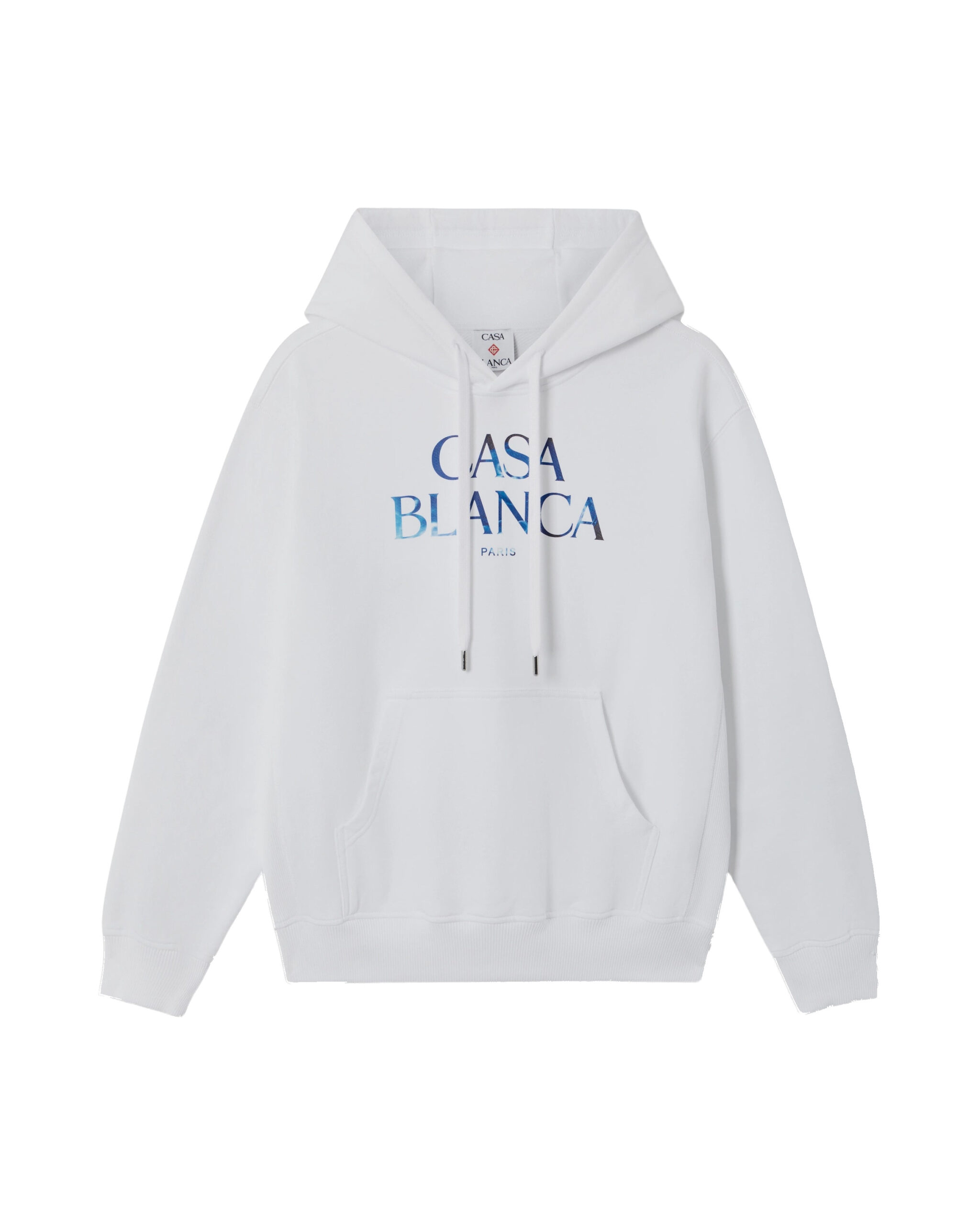 Casablanca White Meduse Stacked Logo Hooded Sweatshirt Casablanca White Meduse Stacked Logo Hooded Sweatshirt | Hoodies | Luxury Shoes