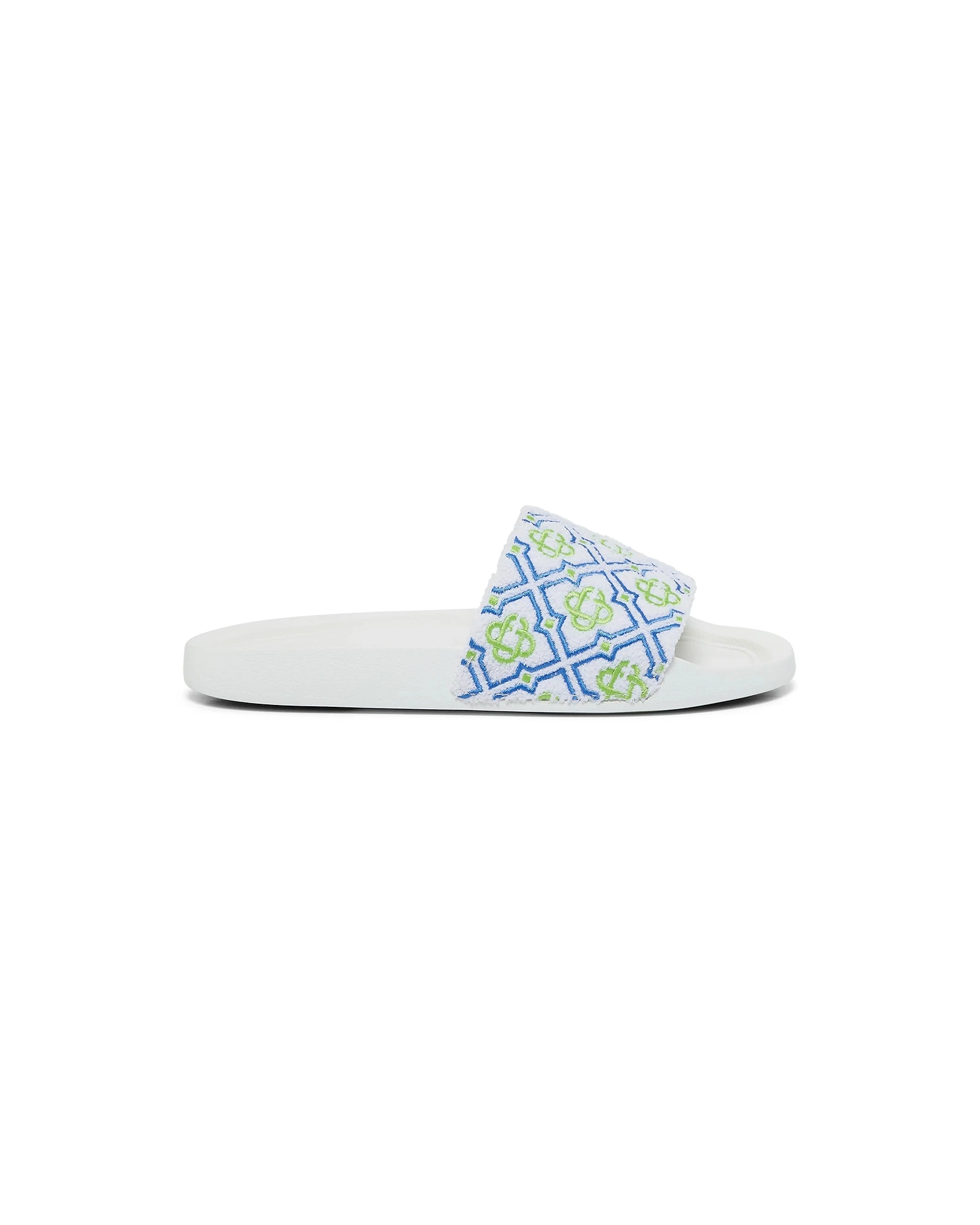 Casablanca White Monogram Pool Slides Casablanca White Monogram Pool Slides | Flip Flops & Slides | Luxury Shoes
