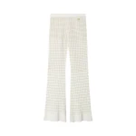 Casablanca White Pleated Mosaic Pants | Pants | Luxury Shoes 