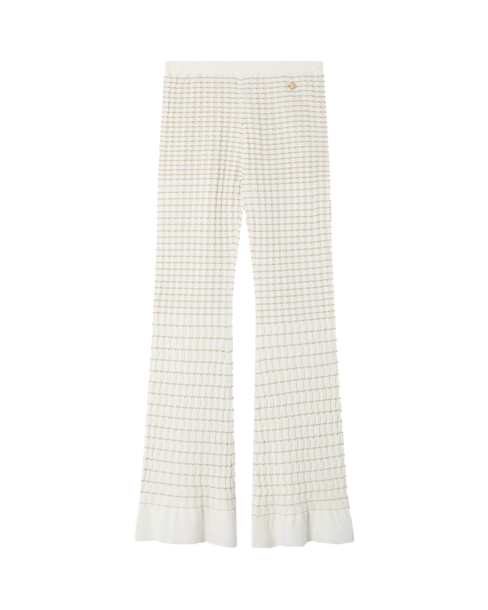Casablanca White Pleated Mosaic Pants Casablanca White Pleated Mosaic Pants | Pants | Luxury Shoes