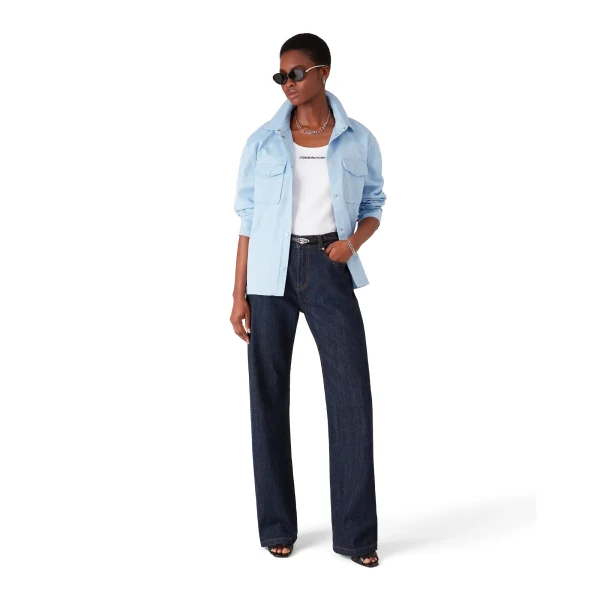 Casablanca White Ribbed Tank Top | Tank Top | Luxury Shoes 