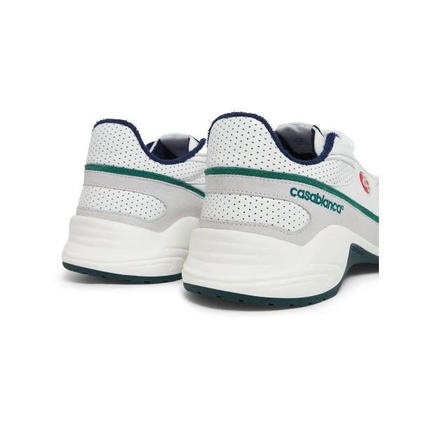 Casablanca White and Green Court Championship Sneaker | Sneakers | Luxury Shoes 