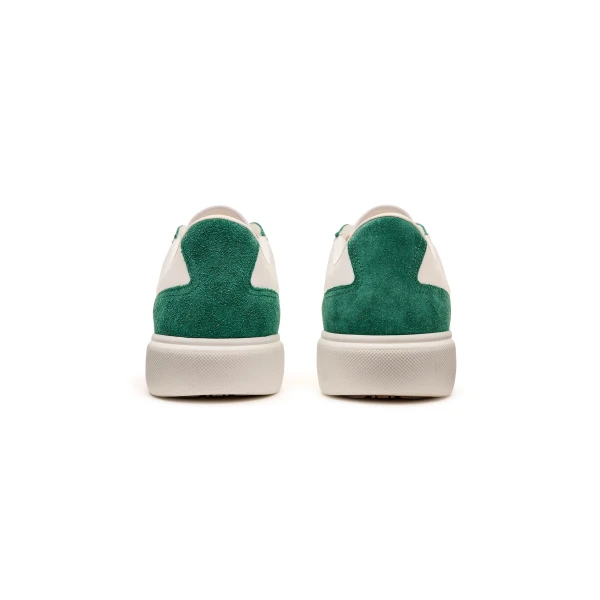 Casablanca White and Green Leather Del Mar Sneaker | Sneakers | Luxury Shoes 