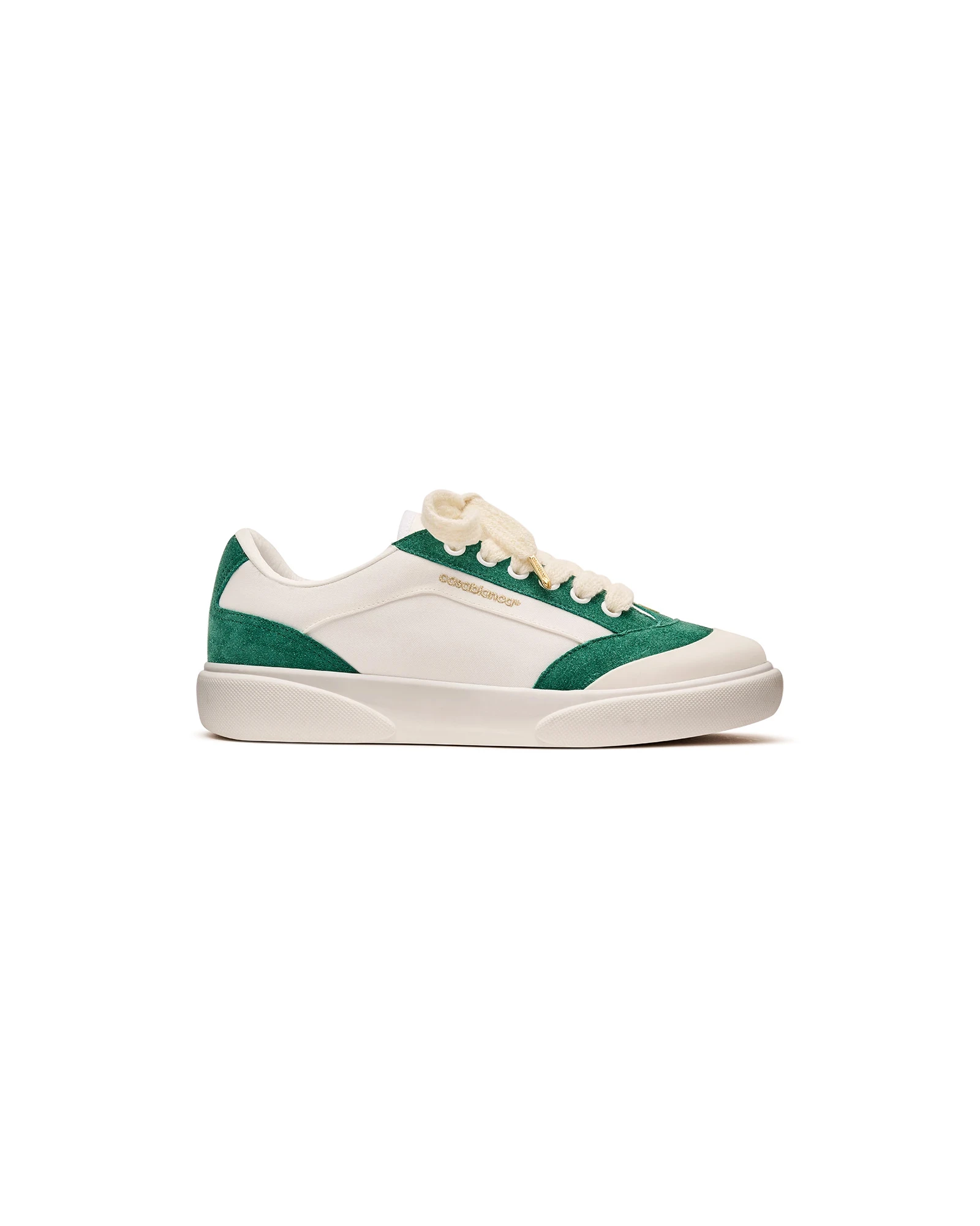 Casablanca White and Green Leather Del Mar Sneaker Casablanca White and Green Leather Del Mar Sneaker | Sneakers | Luxury Shoes