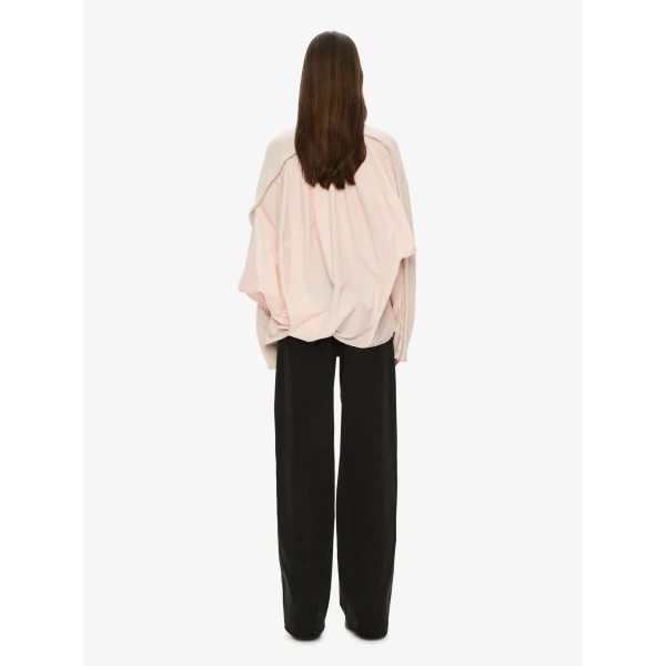 Christopher Esber Airbag Sweater in Cream Airbag Pink | Sweaters | Luxury Shoes 