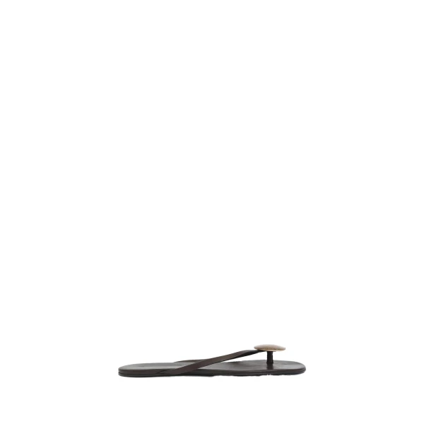 Aura Quartz Flip Flop in Carob