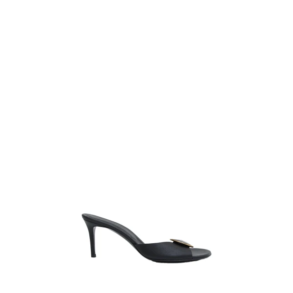 Aura Quartz Mule in Black