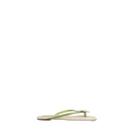 Christopher Esber Aura Quartz Raffia Flip Flop in Dypsis Green Natural | Flip Flops & Slides | Luxury Shoes 