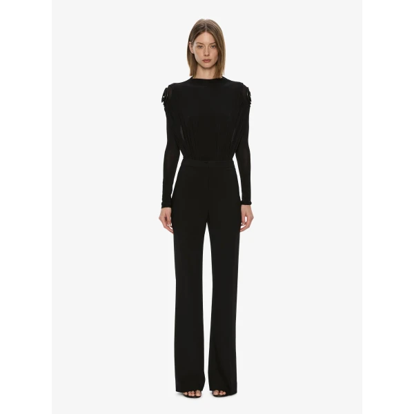 Christopher Esber Aurelia Sculpted Spiral Bodysuit in Black | Bodysuit | Luxury Shoes 