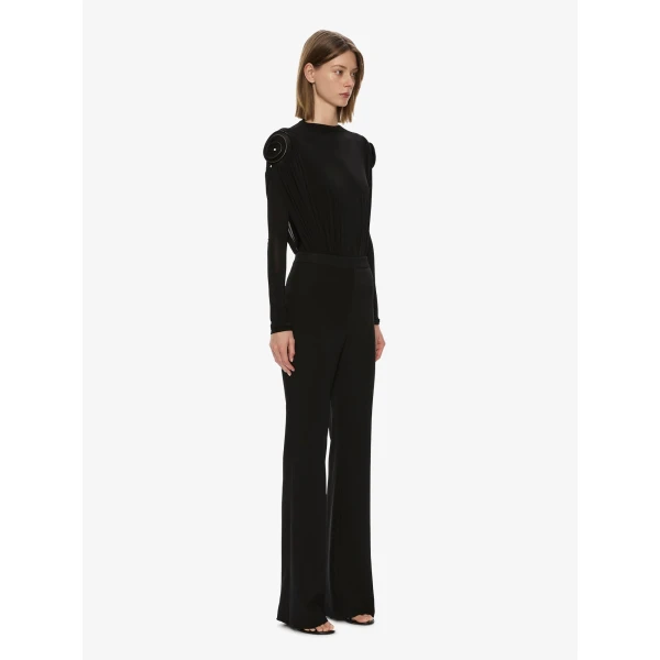 Christopher Esber Aurelia Sculpted Spiral Bodysuit in Black | Bodysuit | Luxury Shoes 