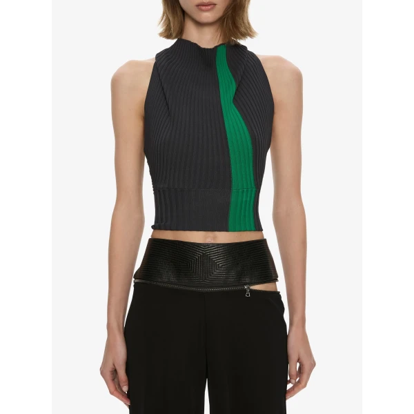 Christopher Esber Auto Upholstered Leather Trouser in Black | Pants | Luxury Shoes 