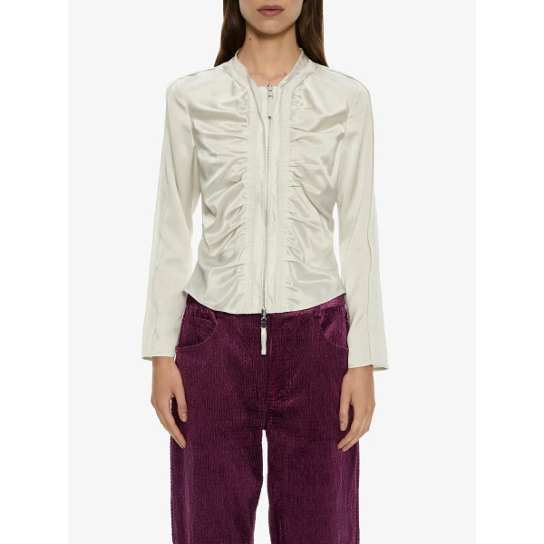 Christopher Esber Ava Sateen Corduroy Jean in Plum | Pants | Luxury Shoes 
