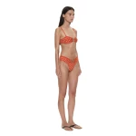Christopher Esber Bandana Ruched Orbit Brief in Carnelian Bandana Print | Bikini | Luxury Shoes 