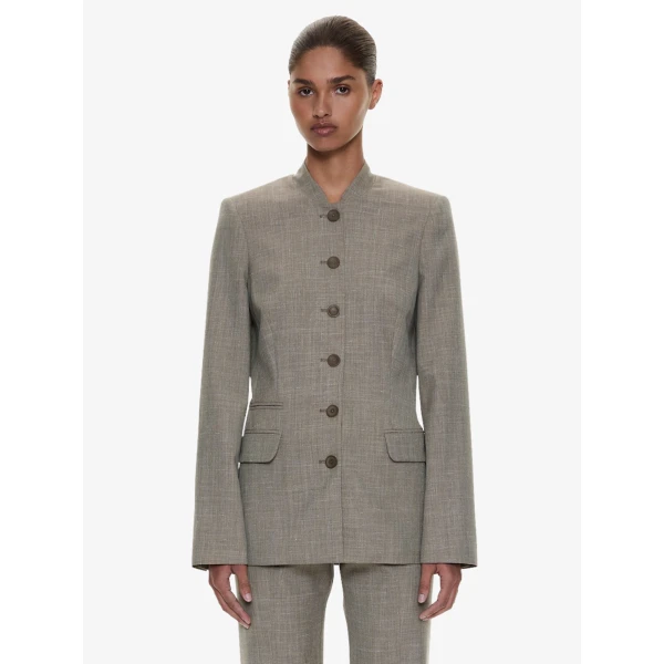 Christopher Esber Banyan Blazer in Tropical Sage Marle | Blazers | Luxury Shoes 