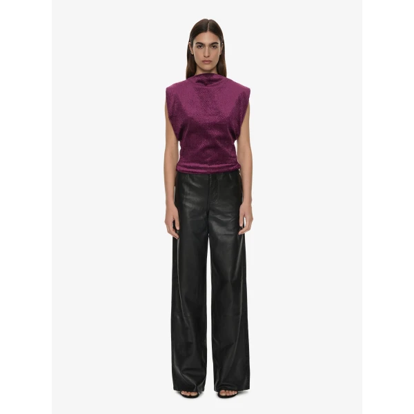 Christopher Esber Banyan Top in Plum | Tops | Luxury Shoes 