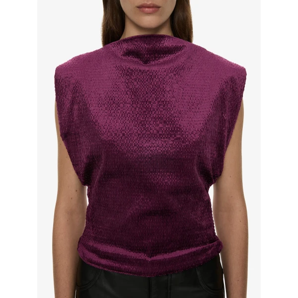 Christopher Esber Banyan Top in Plum | Tops | Luxury Shoes 