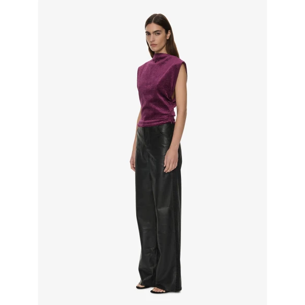 Christopher Esber Banyan Top in Plum | Tops | Luxury Shoes 