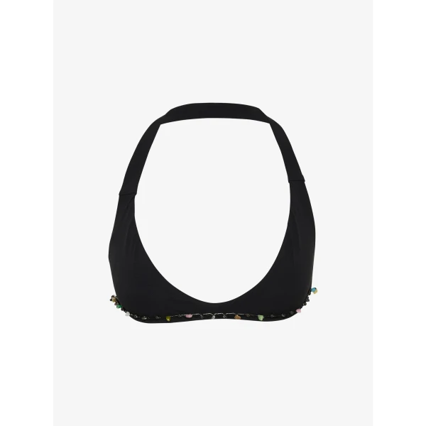 Christopher Esber Beach Quartz Minuscule Bikini Top in Black | Bikini | Luxury Shoes 