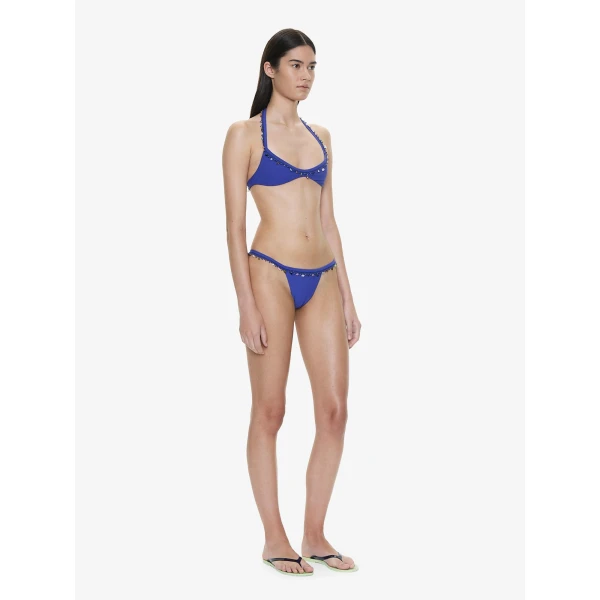 Christopher Esber Beach Quartz Minuscule Bikini Top in Indigo | Bikini | Luxury Shoes 