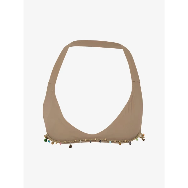 Christopher Esber Beach Quartz Minuscule Bikini Top in Terra | Bikini | Luxury Shoes 
