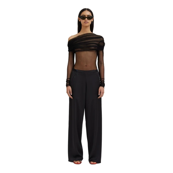 Bias Trouser in Black