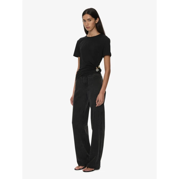 Christopher Esber Bree Quartz Tee in Black | T-shirts | Luxury Shoes 