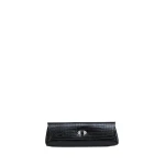 Christopher Esber Buki Embossed Clutch in Black | Clutch Bags | Luxury Shoes 