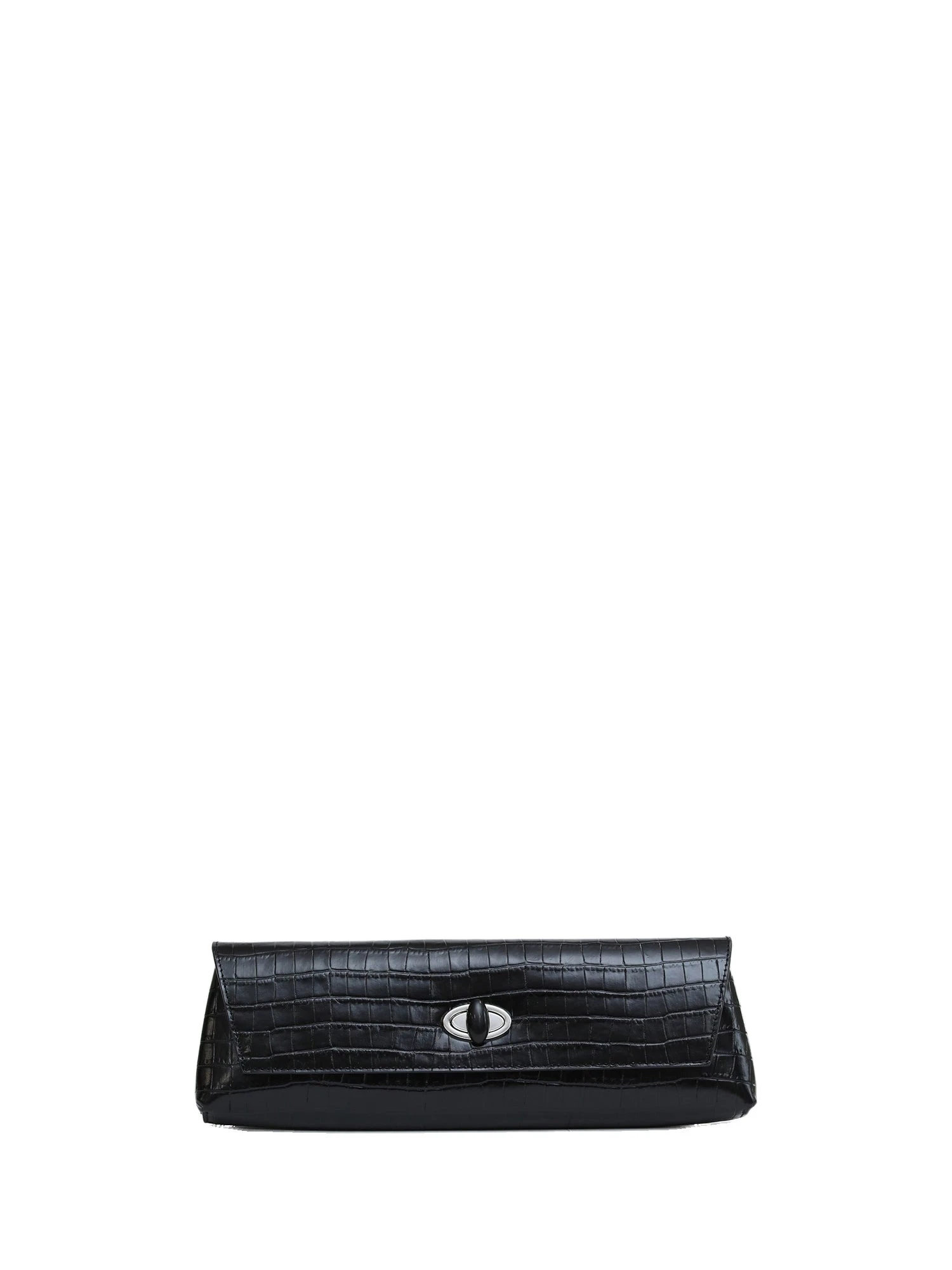 Christopher Esber Buki Embossed Clutch in Black Christopher Esber Buki Embossed Clutch in Black | Clutch Bags | Luxury Shoes