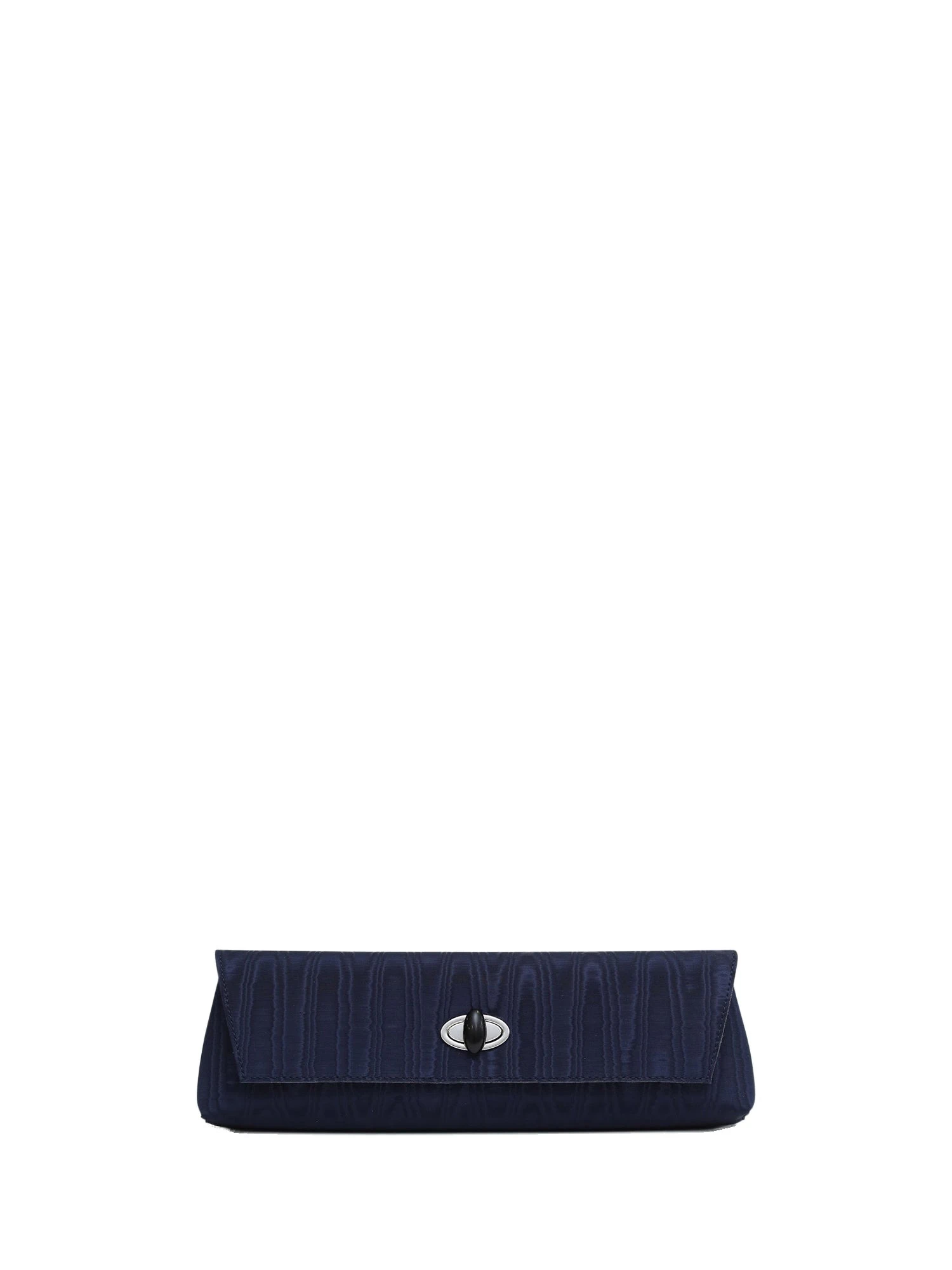 Christopher Esber Buki Moire Clutch in Ink Christopher Esber Buki Moire Clutch in Ink | Clutch Bags | Luxury Shoes