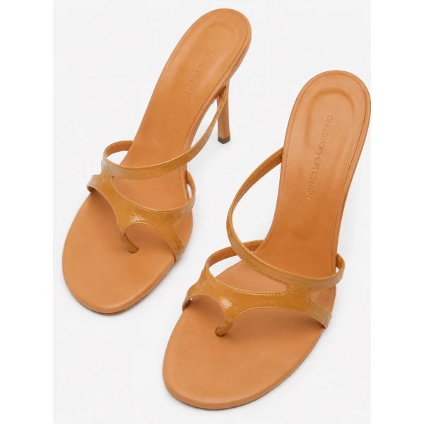 Christopher Esber Calathea Heel in Amber | Heels | Luxury Shoes 