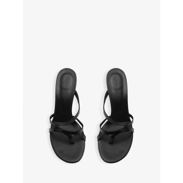 Christopher Esber Calathea Heel in Black | Heels | Luxury Shoes 