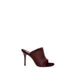 Christopher Esber Carla Haircalf Mule in Barolo | Mules | Luxury Shoes 