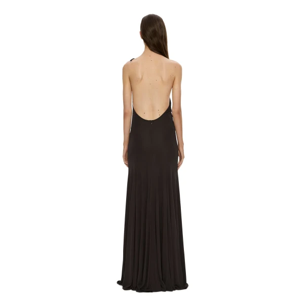 Christopher Esber Concave Wired Gown in Molasses | Evening Gowns | Luxury Shoes 