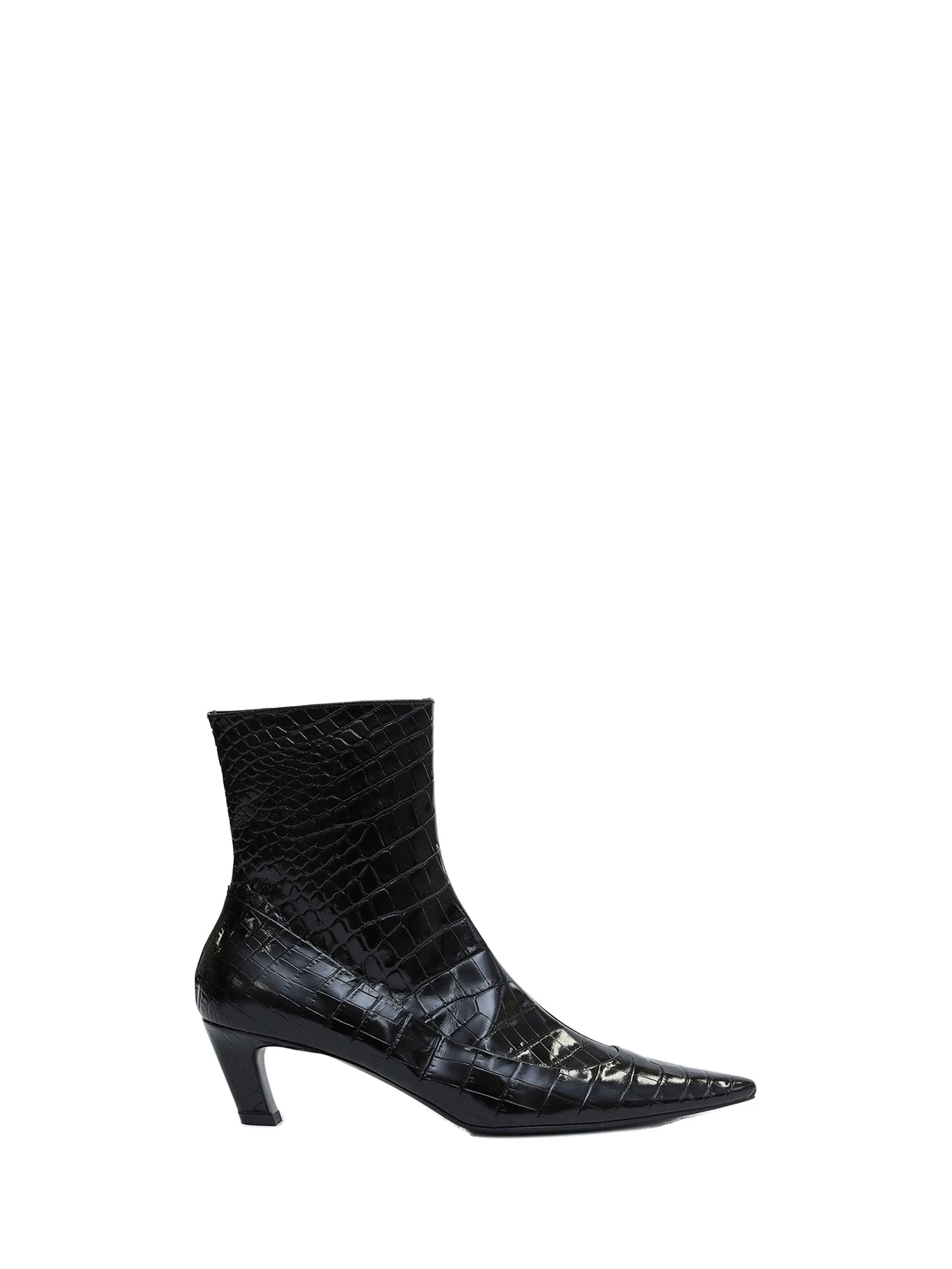 Christopher Esber Corte Embossed Ankle Boot in Black Christopher Esber Corte Embossed Ankle Boot in Black | Boots | Luxury Shoes