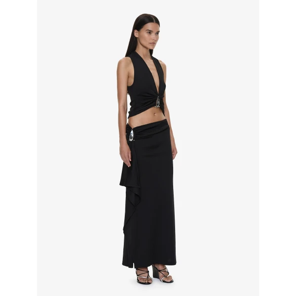 Christopher Esber Crystal Pendant Tank in Black | Sleeveless | Luxury Shoes 