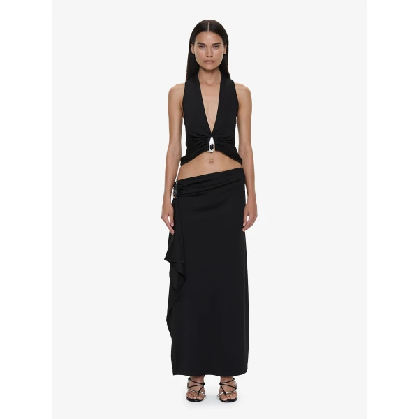 Christopher Esber Crystal Pendant Tank in Black | Sleeveless | Luxury Shoes 