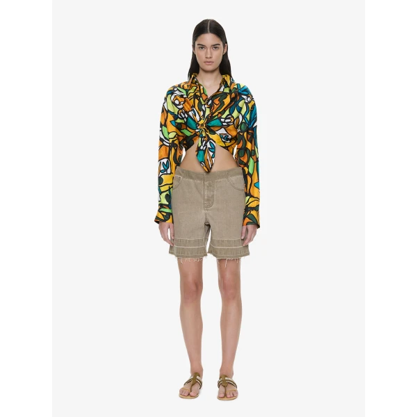 Christopher Esber Deconstruct Denim Short in Eucalypt | Shorts | Luxury Shoes 