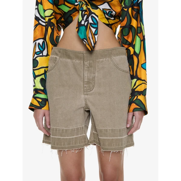 Christopher Esber Deconstruct Denim Short in Eucalypt | Shorts | Luxury Shoes 