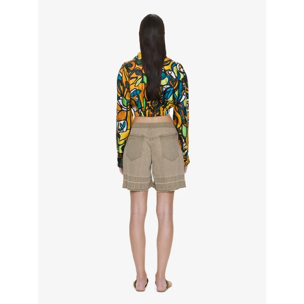 Christopher Esber Deconstruct Denim Short in Eucalypt | Shorts | Luxury Shoes 